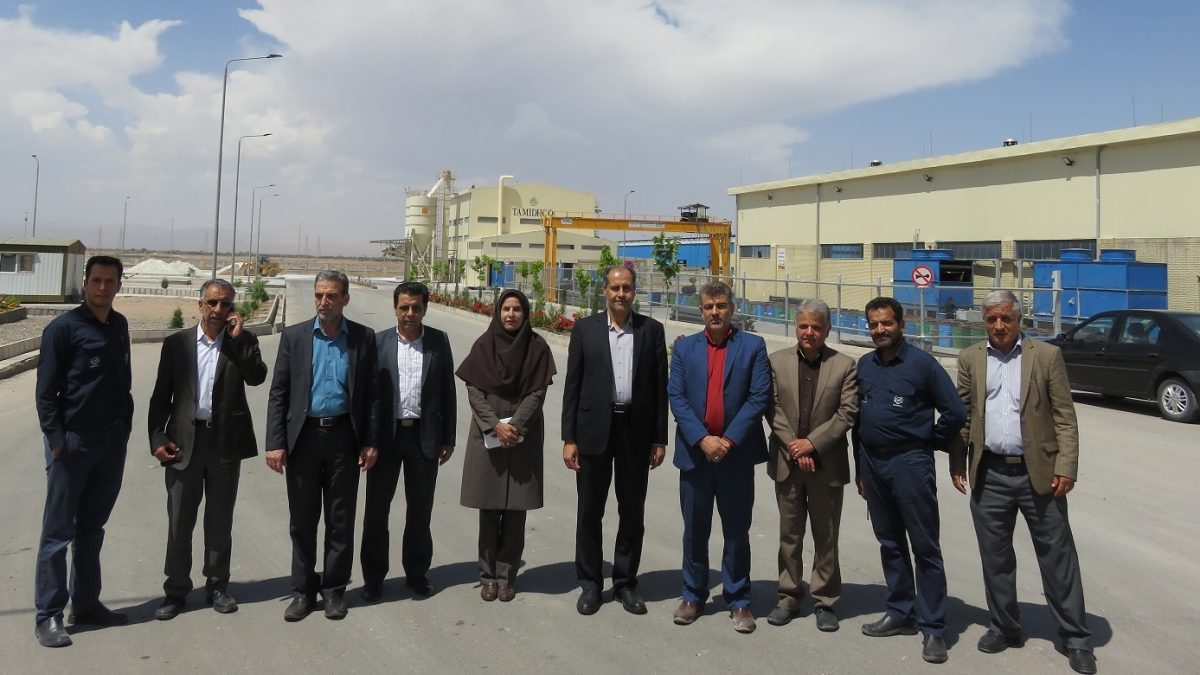 بازدید ریاست محترم سازمان صنعت، معدن و تجارت استان کرمان از مجتمع صنعتی تامیدکو