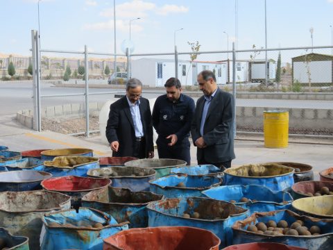 بازدید مدیر عامل جناب آقای رمزی