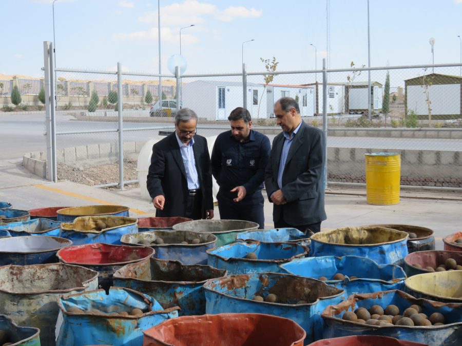 بازدید مدیر عامل جناب آقای رمزی